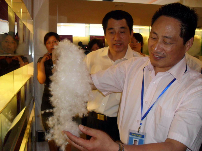省商務(wù)廳張廳長及各位領(lǐng)導(dǎo)、專家蒞臨公司視察指導(dǎo)